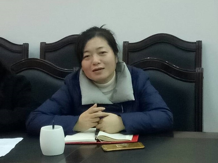 (图为吴利华书记发言)