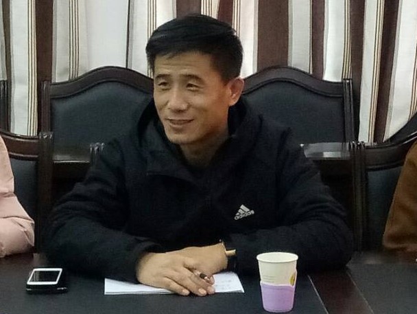 (图为崔林立书记发言)